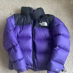 The North Face Purple Puffer Jacket
